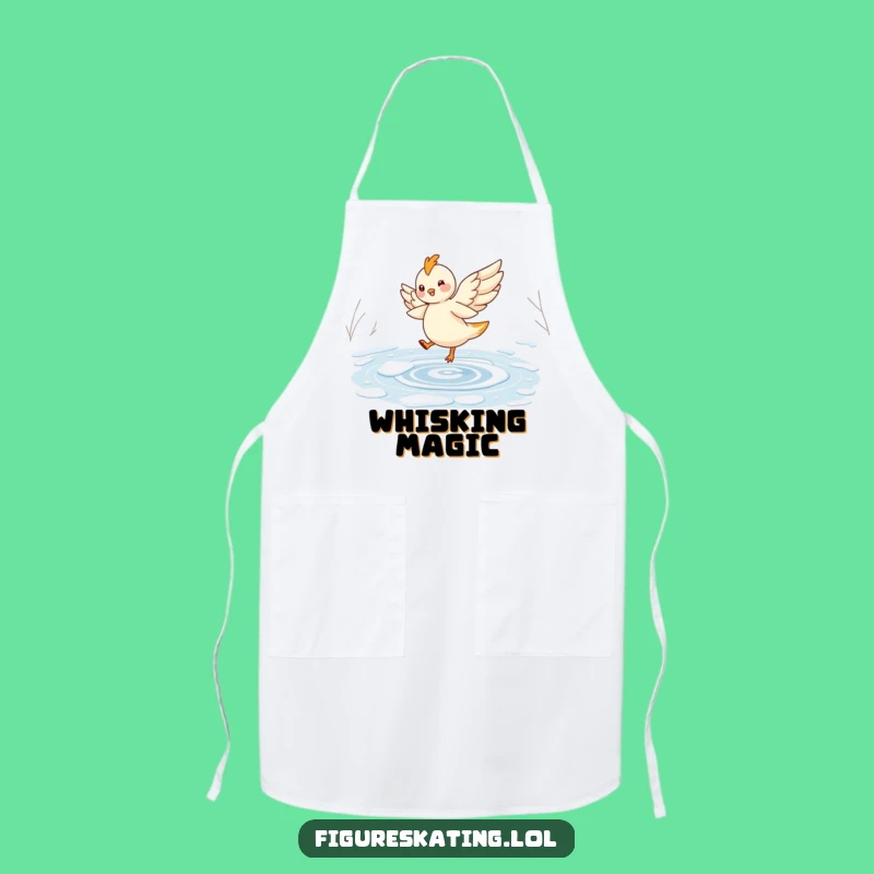 Funny Fairy Skater Apron: Cheerful Creature's Kitchen Wear