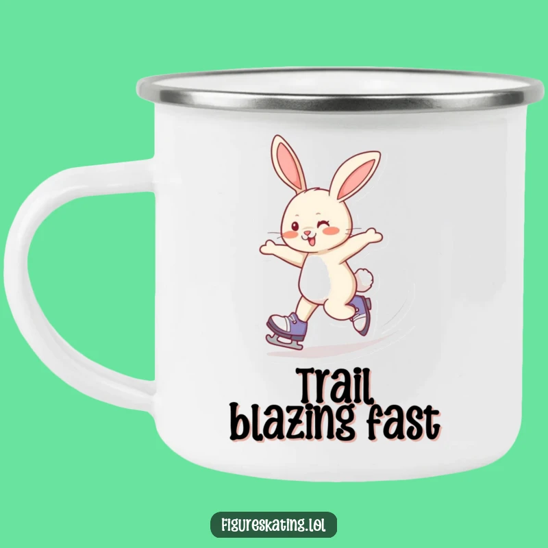 Funny Rabbit Camping Mug: Speedy Outdoors Humor Gift