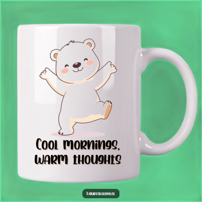 Funny Polar Bear Arabesque Mug: Graceful Dancer, A Surprisingly Funny Gift!
