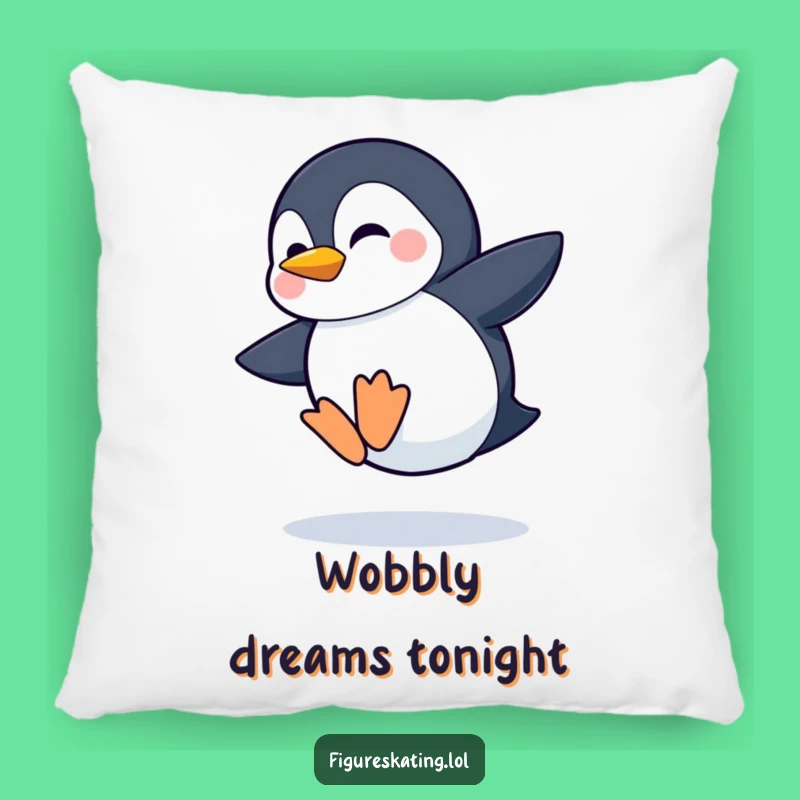Funny Shy Penguin Jumping Pillow: Cozy Comfort with Cute Effort!