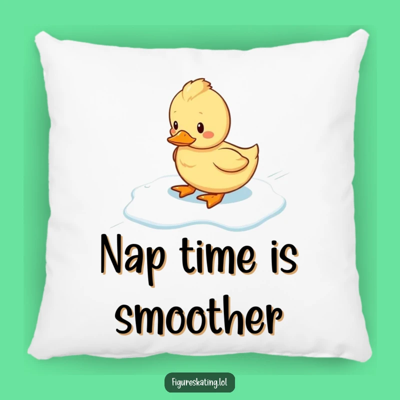 Funny Wobbly Duckling Ice Pillow - Cozy & Hilarious Decor Accent