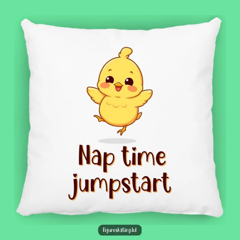 Funny Chick Jump Pillow: Cuddle Up with Adorable Cheer and Soft Comfort