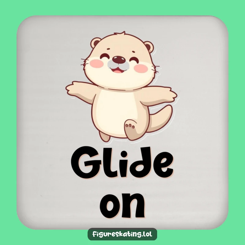 Funny Otter Coaster: Protect Surfaces with a Happy Gliding Otter