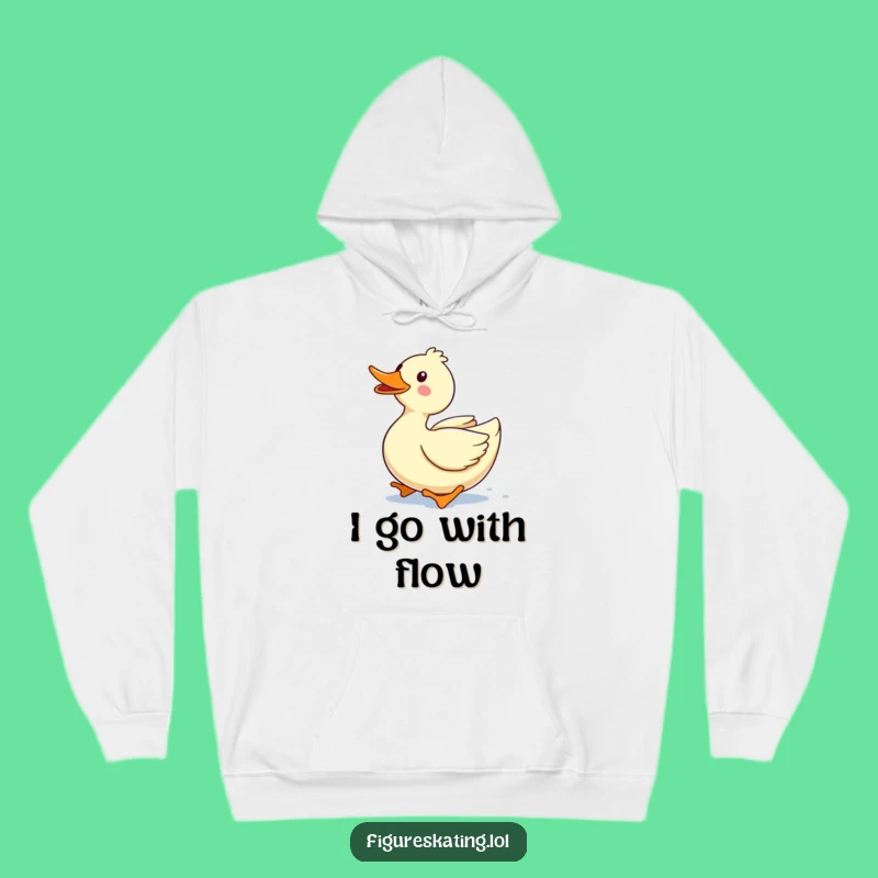 Funny Duck Gliding Hoodie: Cozy Comfort Meets Adorable Animal Fun