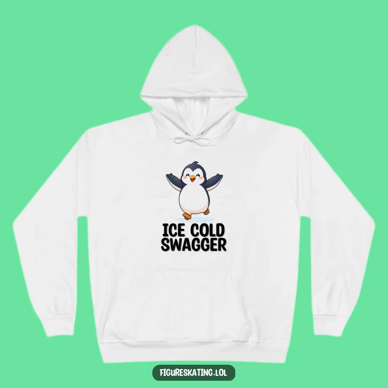 Funny Penguin Hoodie: Cozy Delighted Skating Wear Gift