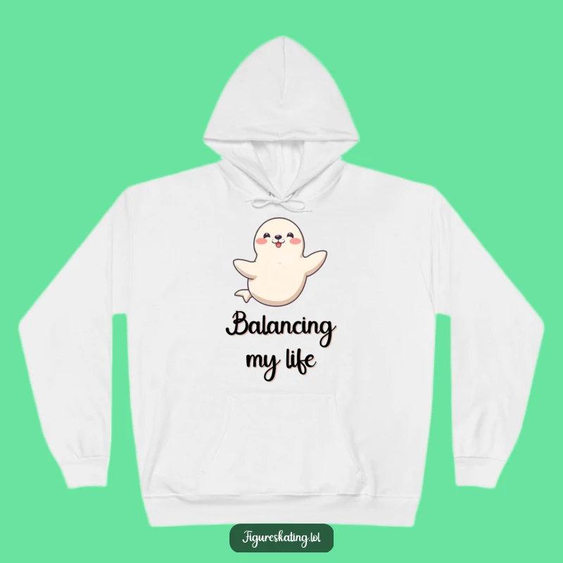 Funny Seal Hoodie: Cozy Happy Spinner Warmth Gift