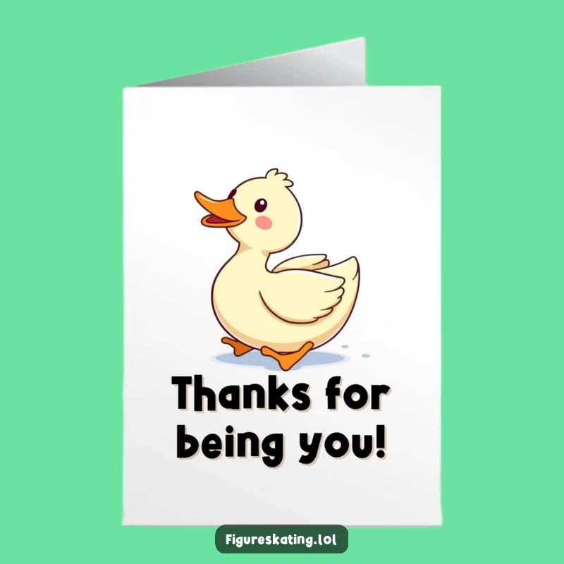 Free Printable Duck Thank You Card: A Happy Quack of Gratitude