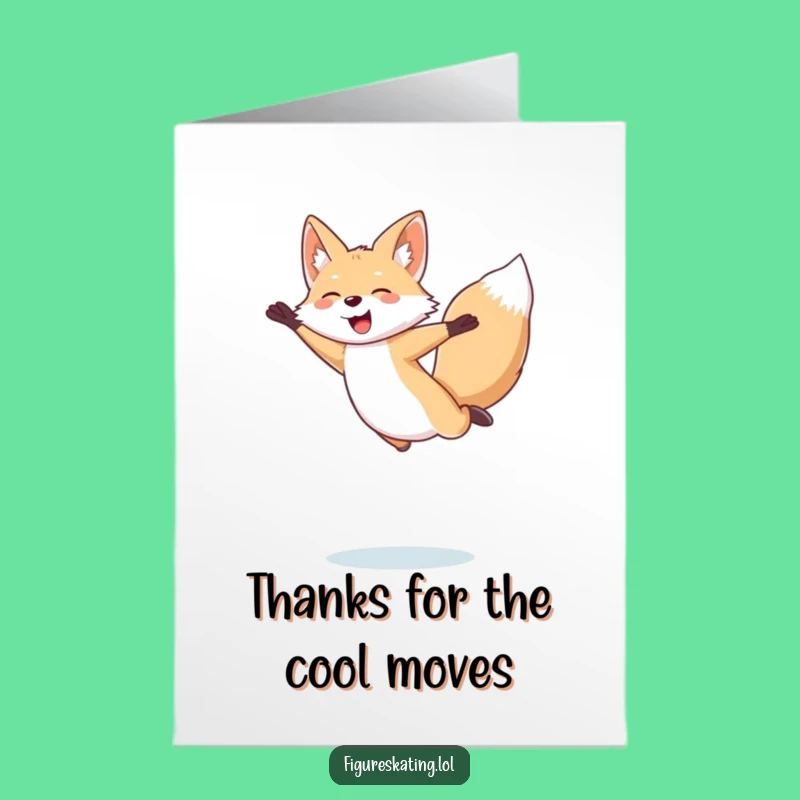 Free Printable Thank You Card: Giggling Fox Appreciation - Funny Downloadable Gift