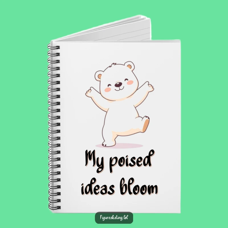 Funny Polar Bear Arabesque Notebook: Jot Down Ideas with Grace, A Sophisticated Funny Gift!