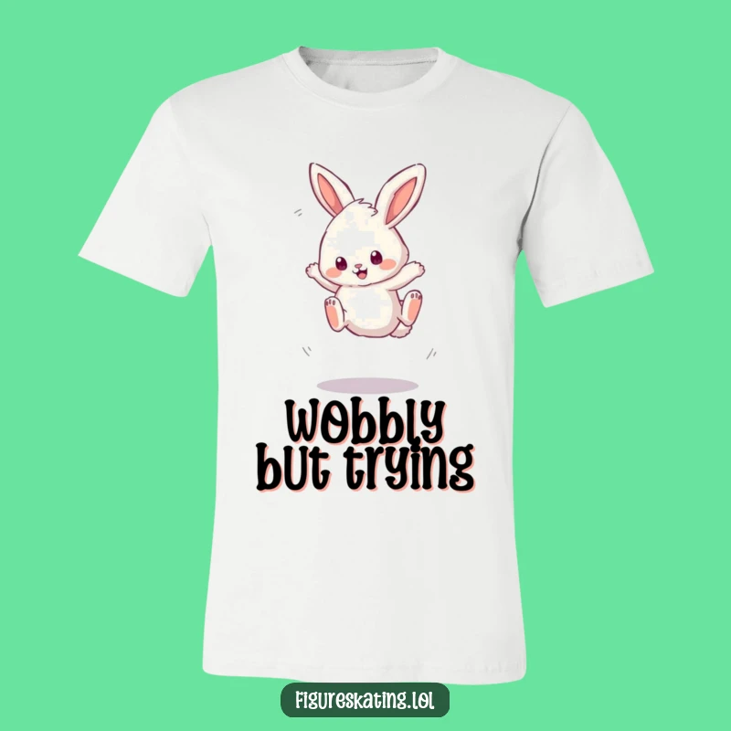 Funny Bunny Jump T-Shirt: Wear Your Energetic Spirit with Adorable Humor