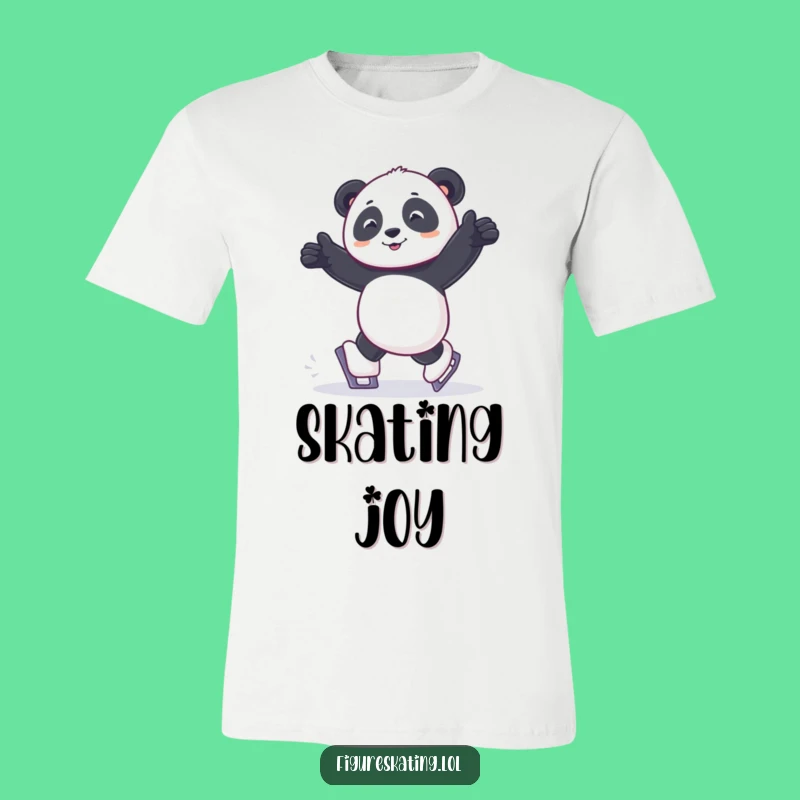Funny Joyful Panda Skate T-Shirt: Shuffle Your Way to Happiness