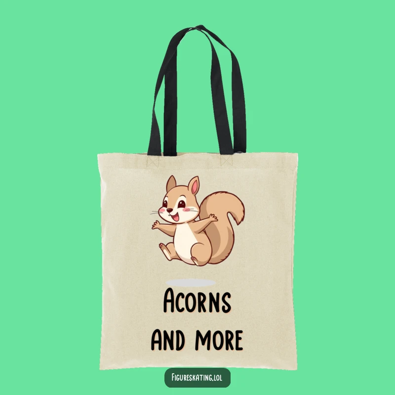 Funny Squirrel Spin Tote Bag a Practical and Playful Gift