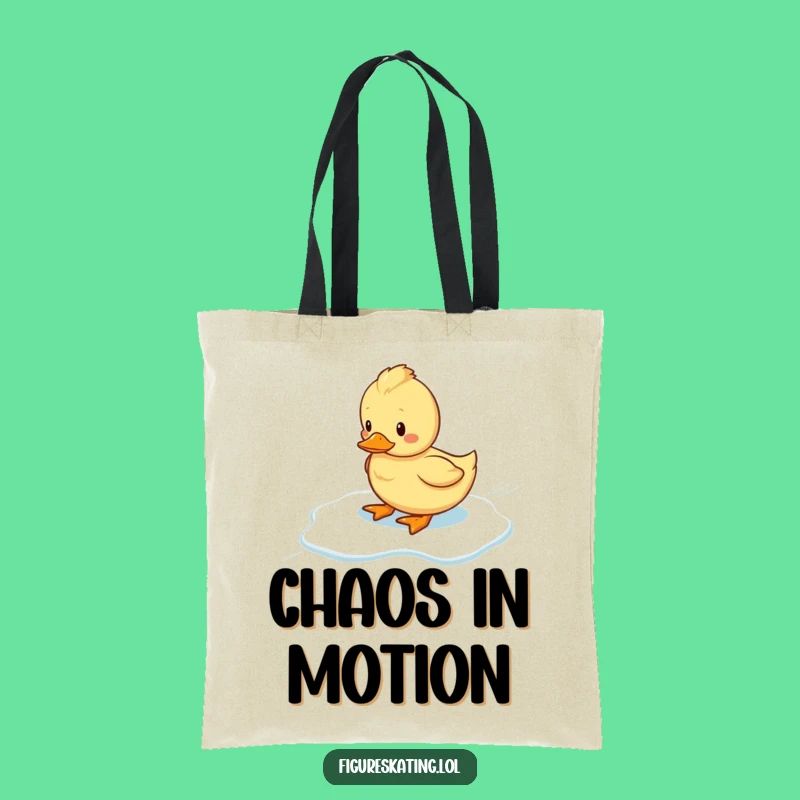 Funny Wobbly Duckling Ice Tote Bag - Hilarious & Practical Accessory